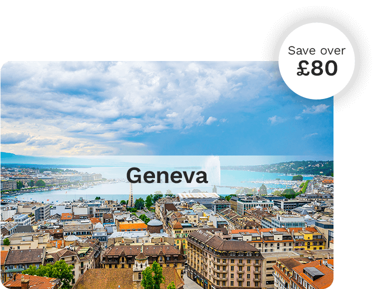 £80 saved in Geneva with a Currensea travel debit card