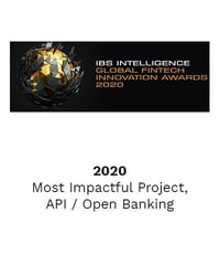 Currensea won the IBS Intelligence Global Fintech Innovation Awards 2020 - Most Impactful Project, API / Open Banking