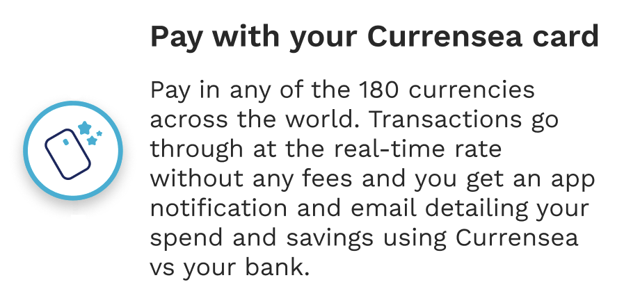 Pay globally with Currensea 1