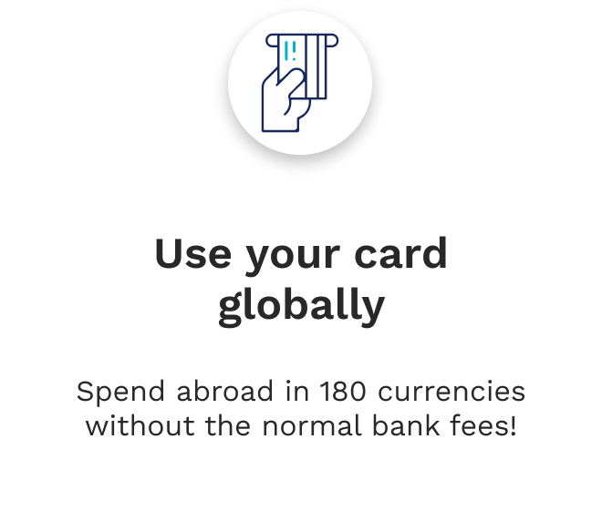Use your card globally