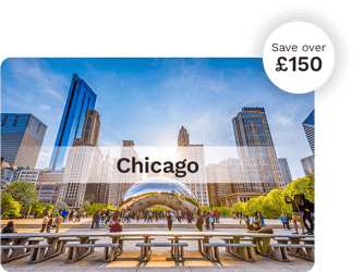 Get the best dollar exchange rate - £150 saved visiting Chicago with a Currensea travel debit card