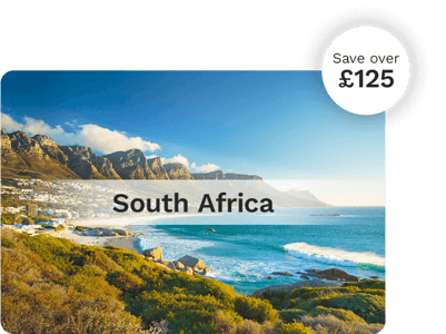 Save over £125 in South Africa using a Currensea travel debit card