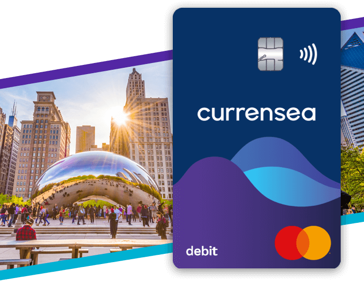 Currensea's travel debit card saves you over £150 in Chicago