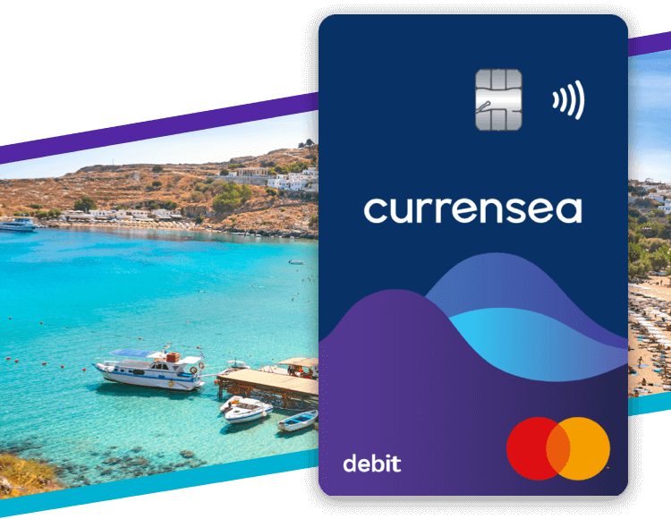 Save over £130 in Greece with a Currensea travel debit card