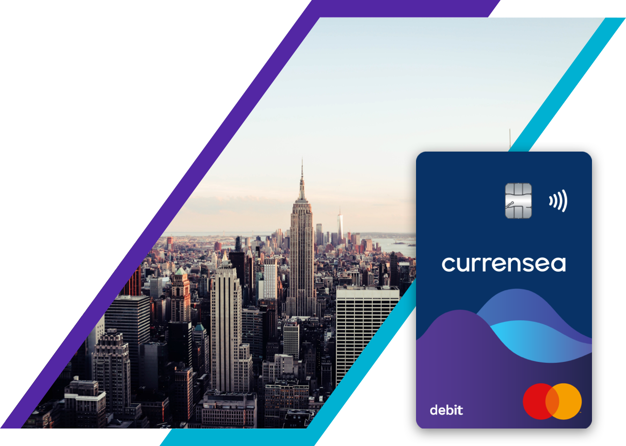 Best travel card in the USA | Currensea travel debit card