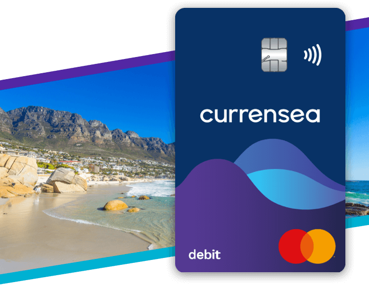 Save over £125 in South Africa with a Currensea travel debit card